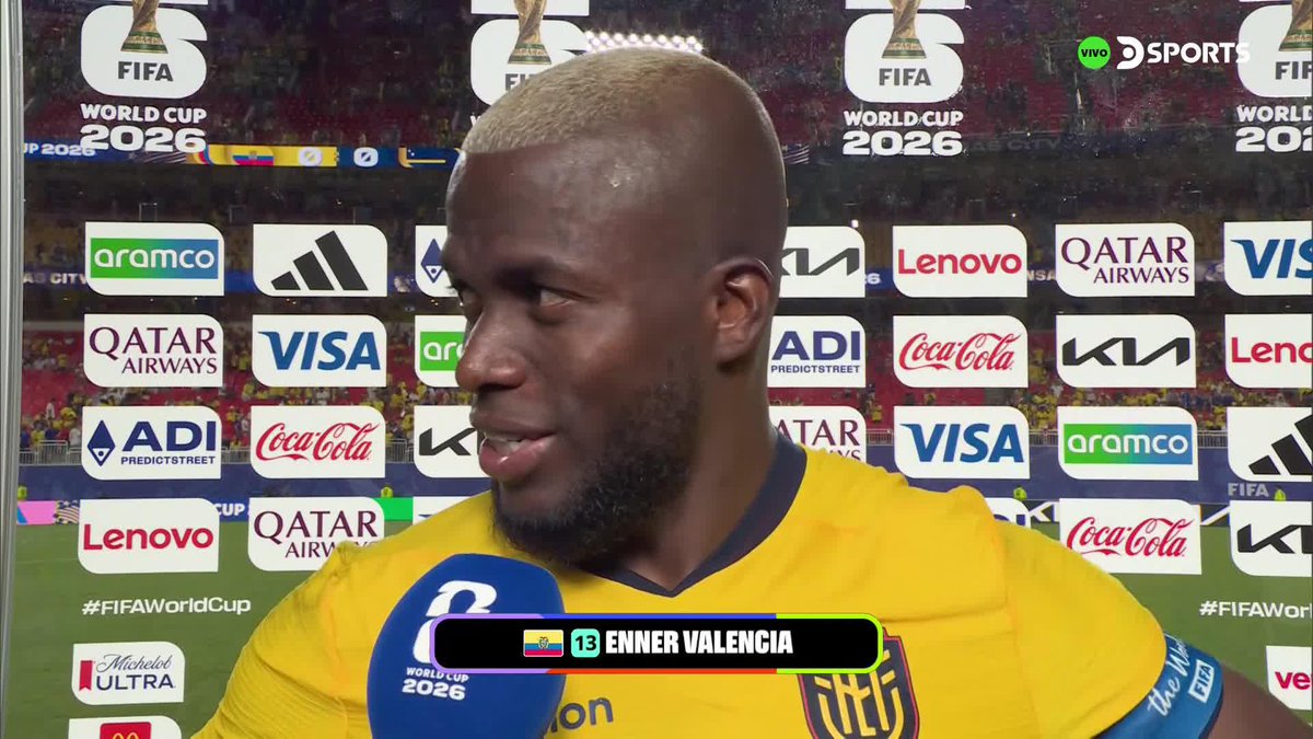 "DIMOS TODO, LASTIMOSAMENTE NO PUDIMOS CONCRETAR" 💬🇪🇨 El lamento de Enner Valencia a raíz de la igualdad de Ecuador contra Curazao. #MundialEnDSPORTS #FIFAWorldCup
