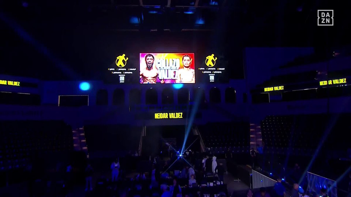 Neider Valdez is now making his ring walk! 🇲🇽 #CollazoValdez | Live NOW on DAZN ▪️