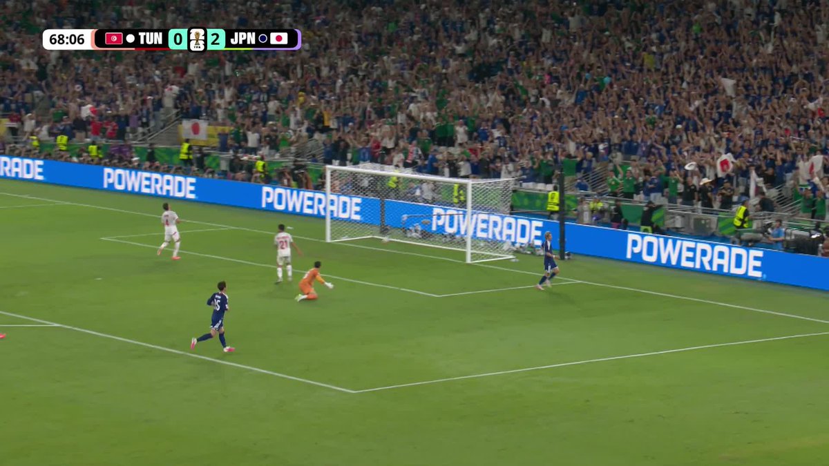 Junya Ito makes it three for Japan as they are on their way to their first win at the 2026 #FIFAWorldCup!