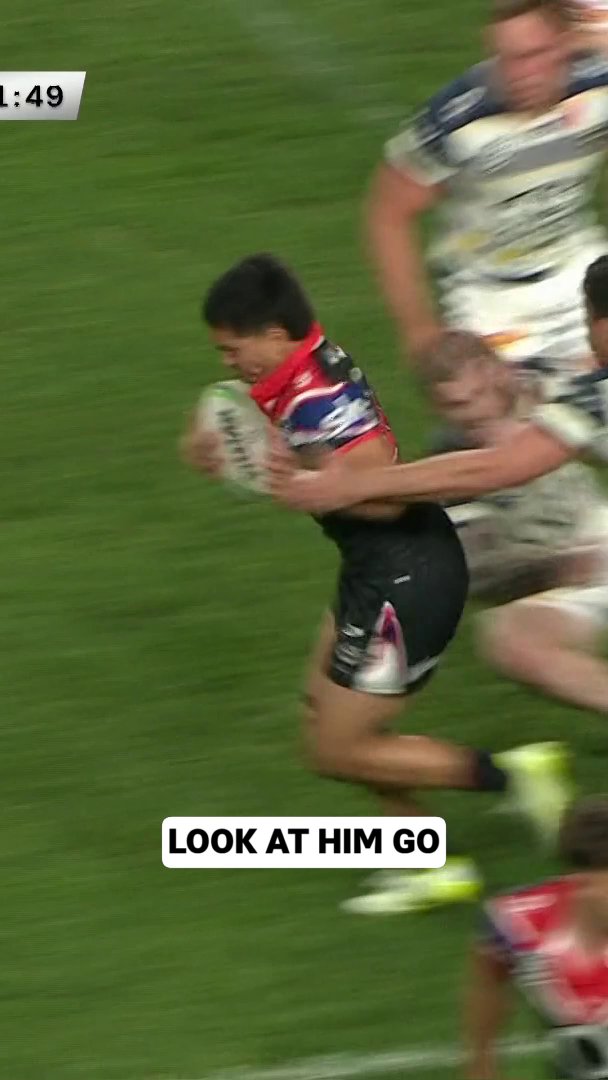 Tuaupiki breaks them open. 👊 #NRL