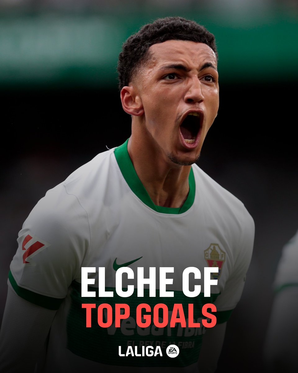 El 𝗧𝗢𝗣 𝟭𝟬 𝗚𝗢𝗟𝗘𝗦 del Elche Club de Fútbol en la 25/26. 😏 LALIGAHighlights