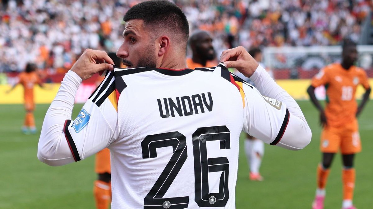 #VİDEO- "Şêrê Kurdan" lakaplı Kürt futbolcu Deniz Undav sahada devleşti, Almanya'ya hayat öpücüğü oldu Fildişi Sahili maçında, sonradan oyuna dahil olan Deniz Undav 2 gol kaydetti