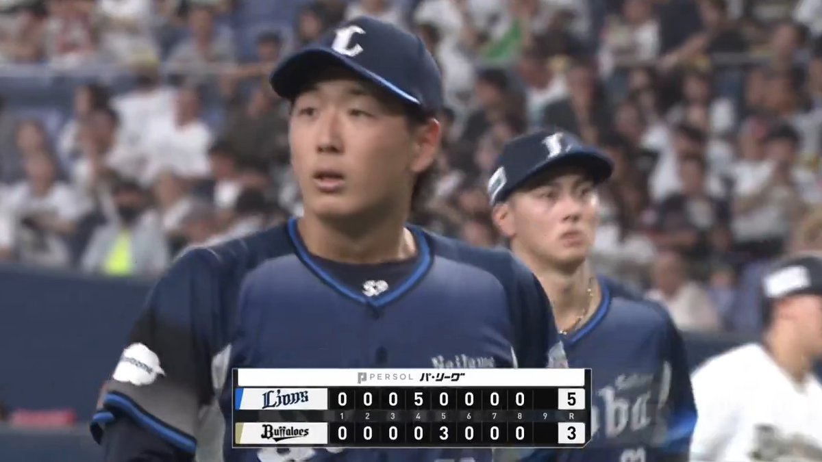 #篠原響 投手が3者凡退の好投! 落ち着いた投球で、テンポ良く抑えます! #seibulions #打破