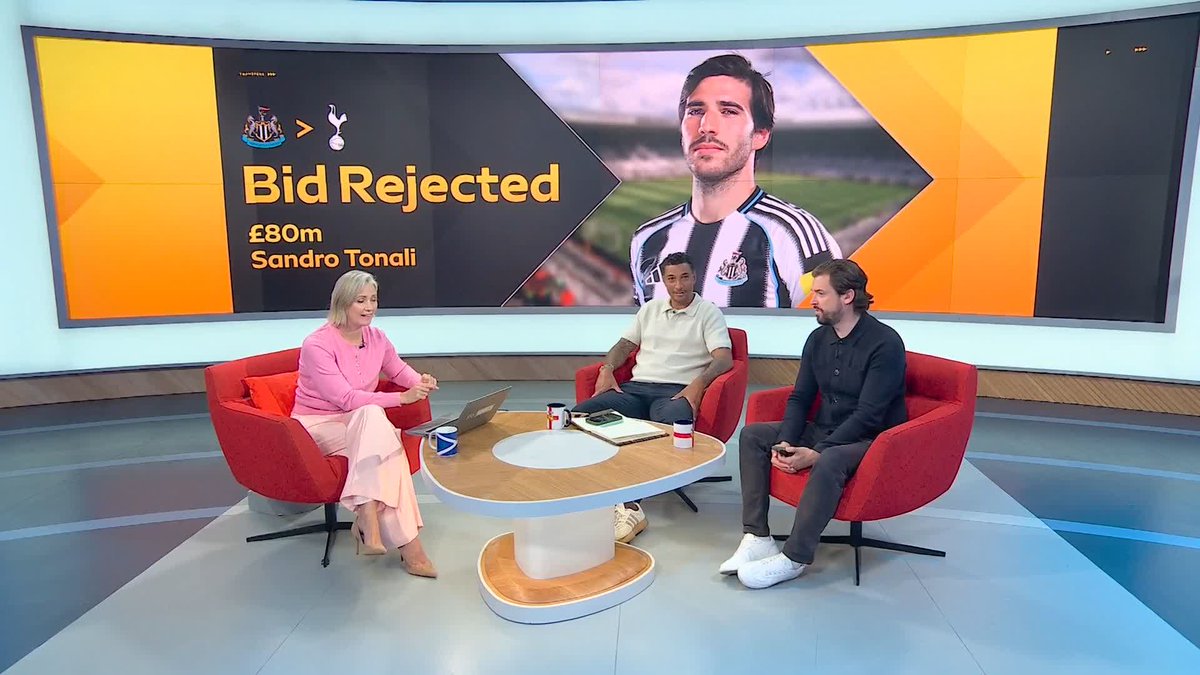 "Spurs are going for it this summer" Michael Bridge discusses Tottenham Hotspurs' signings this summer as their bid for Sandro Tonali was rejected ❌