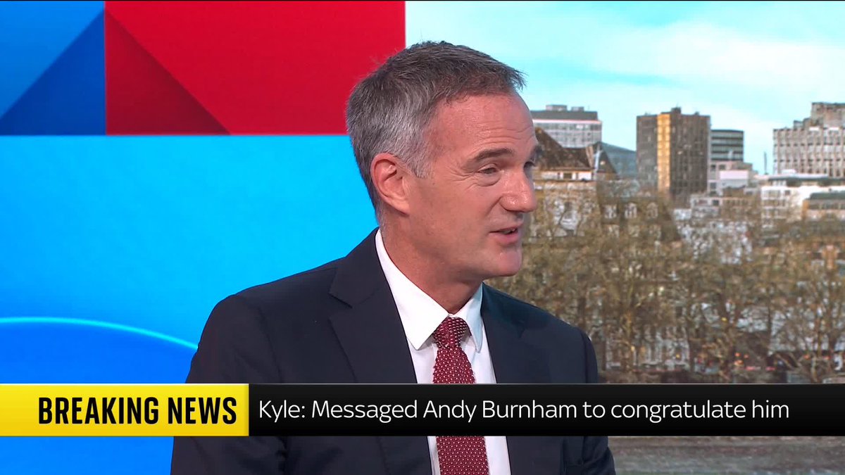 "I've messaged him to congratulate him" - Peter Kyle "Did Andy Burnham respond to your text?" - Trevor Phillips "No, he didn't. But it was yesterday, he's very very busy" - Peter Kyle The business secretary and Trevor discuss Labour's victory in the Makerfield by-election
