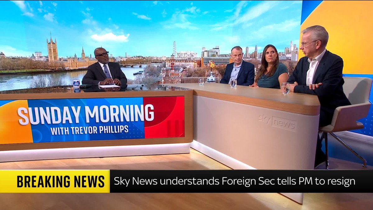 BREAKING: Foreign secretary tells Starmer to stand down, Sky News understands The panel on Sunday Morning With Trevor Phillips reacts to this revelation | Trevor Phillips 📺 Sky 501, Virgin 602, Freeview 233, and YouTube