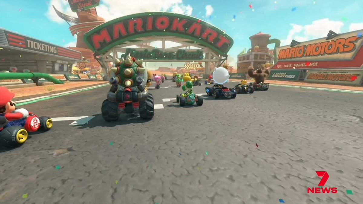 Greenwood Plaza in North Sydney is being transformed into a 1,200 square metre electric racing and virtual reality playground based on the popular video game Mario Kart. #MarioKart #GreenwoodPlaza #NorthSydney