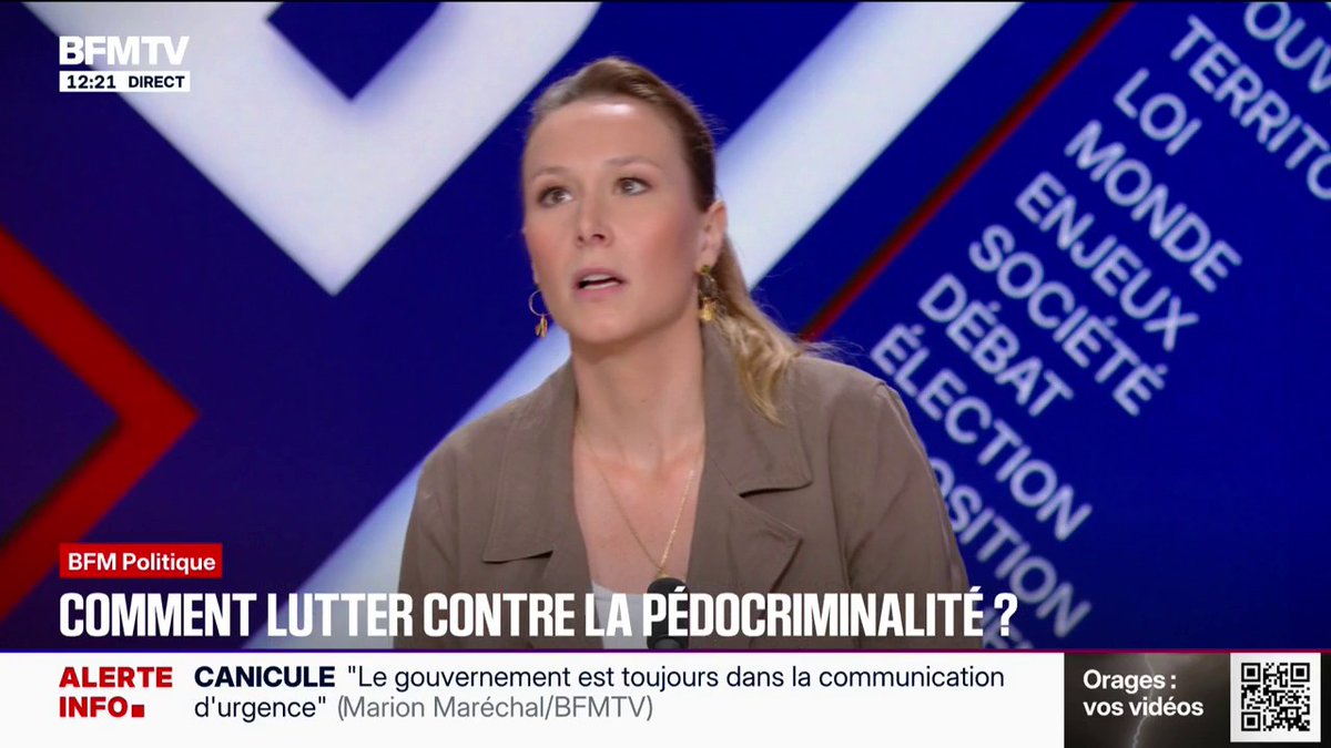 "Je ne fais pas confiance à la justice française", confie Marion Maréchal (Identité-Libertés) interrogée sur l'affaire Lyhanna