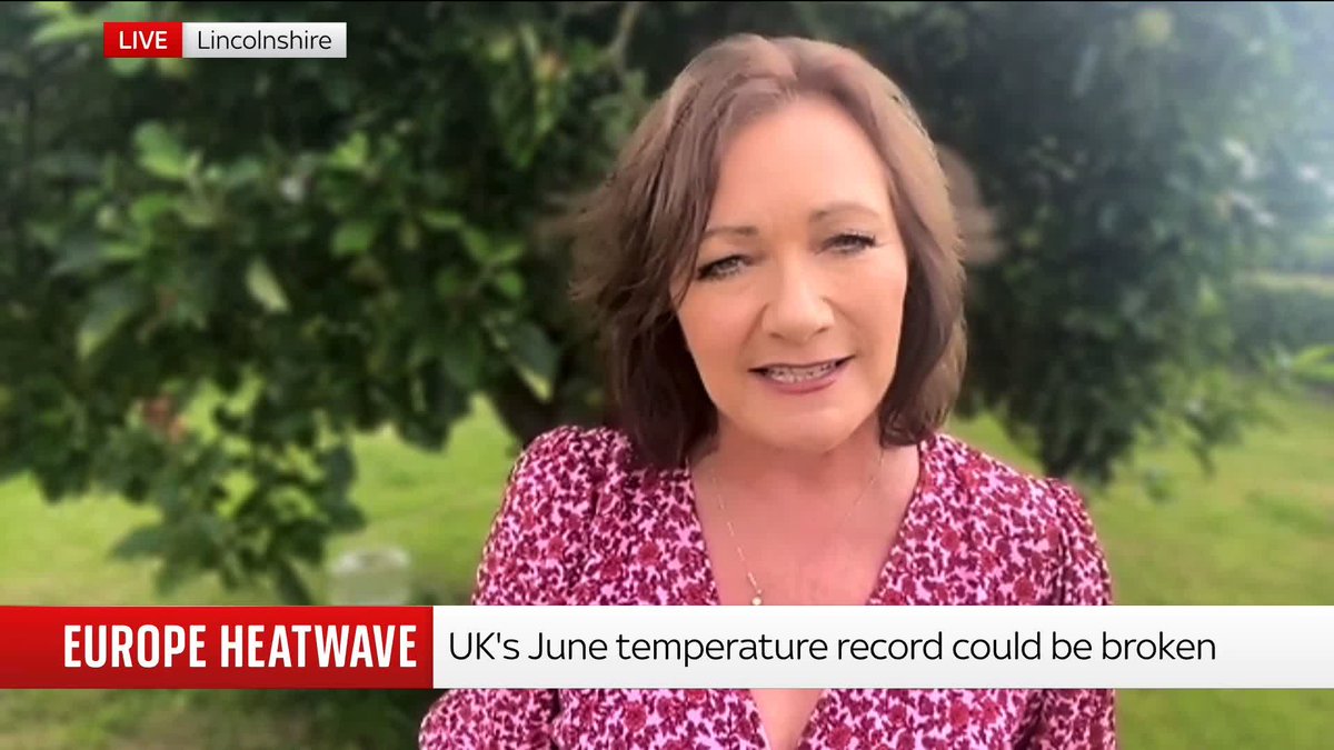 The extreme weather warning has been expanded to cover tomorrow and Tuesday, with temperatures across the UK to soar above 30°C across southern and eastern England and parts of south Wales Sky's weather presenter Jo Wheeler explains the science behind the hot weather