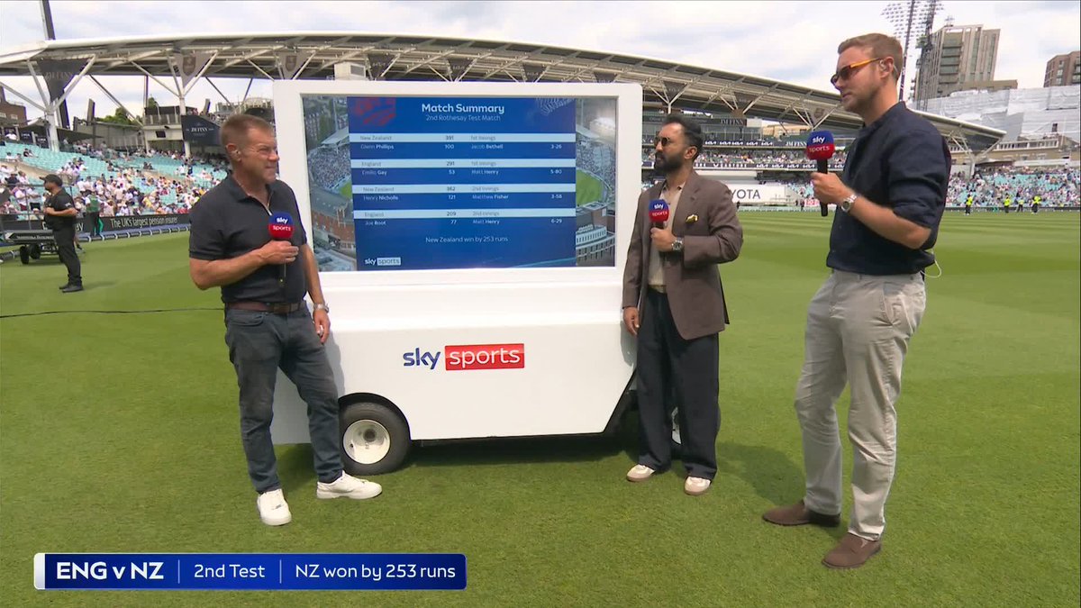 "They've outthought England, they've outskilled England" Stuart Broad with nothing but praise for New Zealand 🤝