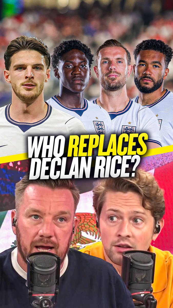 🤷‍♂️ Kobbie Mainoo? 🤷‍♂️ Reece James? 🤷‍♂️ Jordan Henderson? O'Hara and Jennings debate who replaces Declan Rice amid inmjury fears ahead of Ghana clash! 🤔