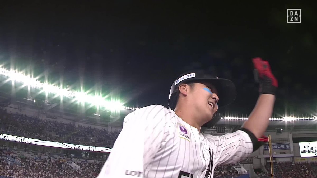 🎙️「すべてを振り払う勝ち越し2ラン」 3年ぶりの2桁到達 山口航輝 第10号ホームラン ⚾️ロッテ×楽天 #chibalotte #だったらDAZN