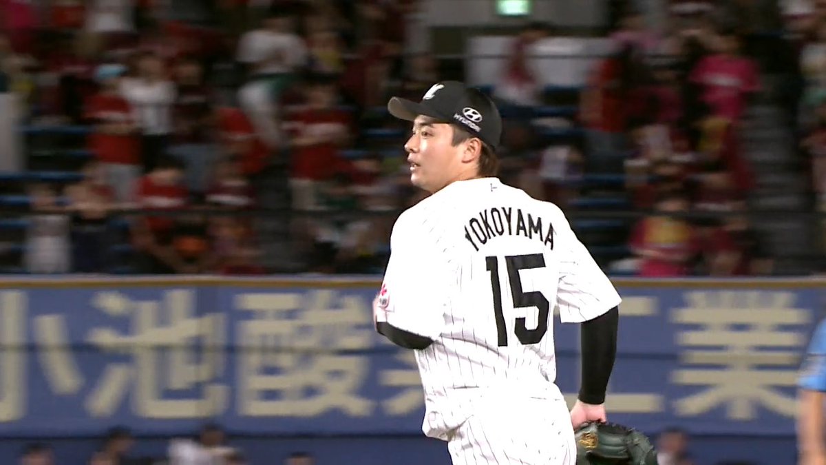 #横山陸人 リーグトップ独走23セーブ目💪 わずか6球締め😤 #chibalotte #ベースボールLIVE で配信中[初月無料]