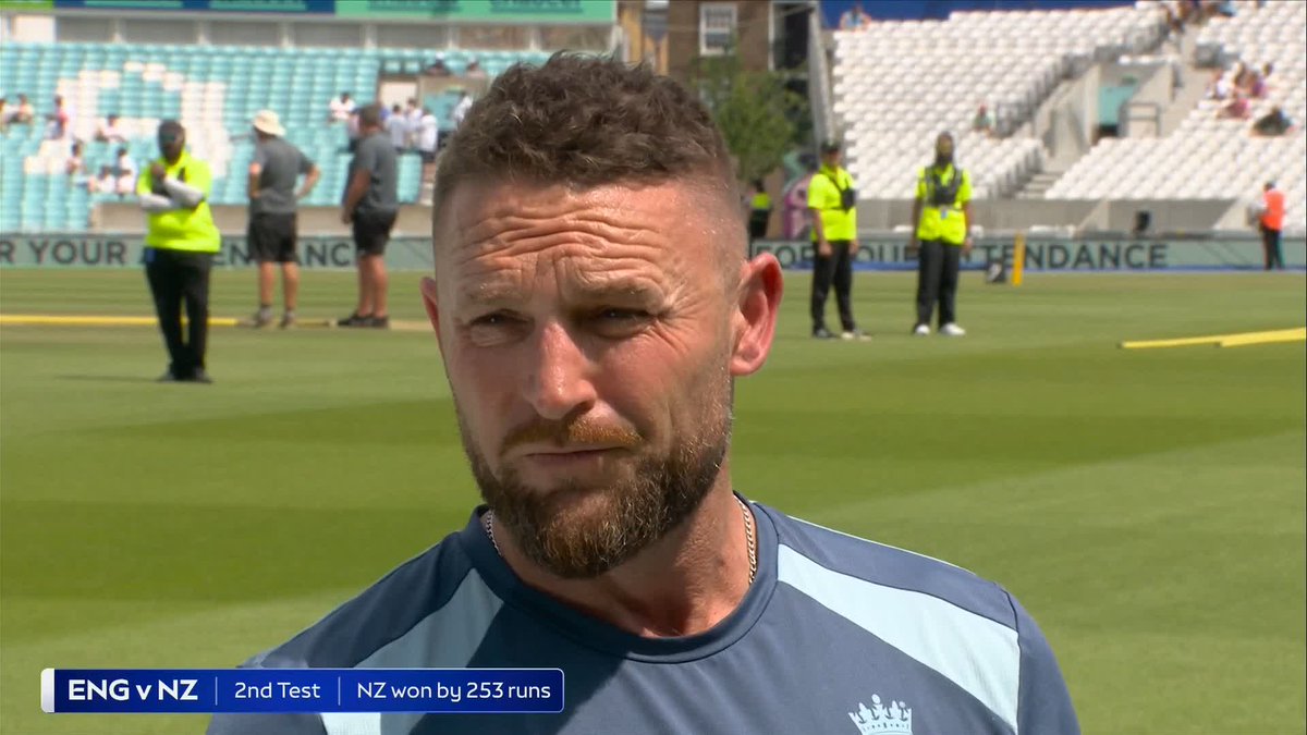 "I was comfortable with the balance of the side" Brendon McCullum reflects on England's second Test defeat to New Zealand.