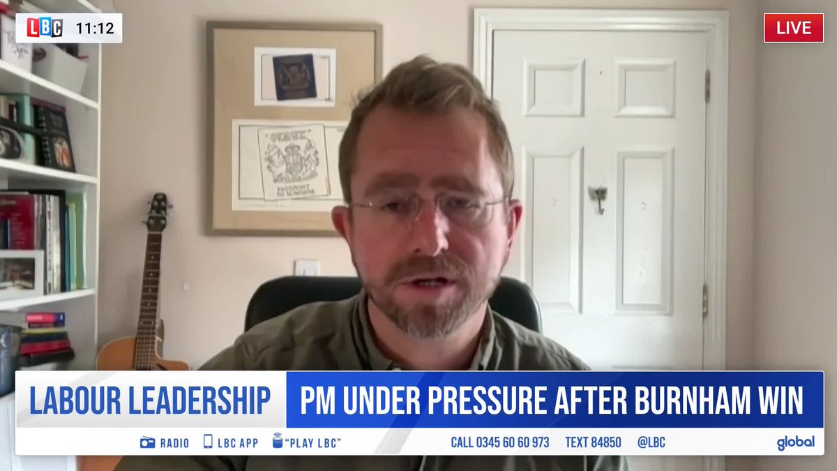 'My intern had a more in-depth application process than Andy Burnham faces to be PM.' John Slinger MP tells @Lewis_Goodall the former Manchester Mayor's route to 10 Downing Street 'is an absolute farce'.