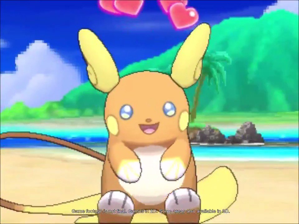alola raichu é o pokemon mais fofo já criado