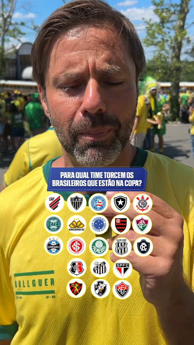 Para qual time torcem os brasileiros que estão na Copa? 👀📊 A ESPN perguntou para 100 torcedores e eles responderam. Vem descobrir quem tem mais representantes no Mundial, fã de esportes! 👉 Assista à Copa do Mundo FIFA pela CazéTV no #DisneyPlus, sem custo adicional. #ESPN2026 #FIFAWorldCup #Brasil
