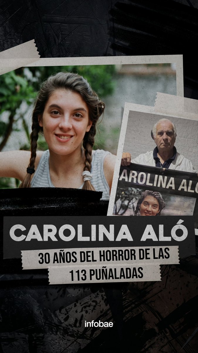 Carolina Aló y el horror de las 113 puñaladas: la vigilia del padre que juró ser la sombra del asesino de su hija. 📲 Leé la nota de María Belén Etchenique