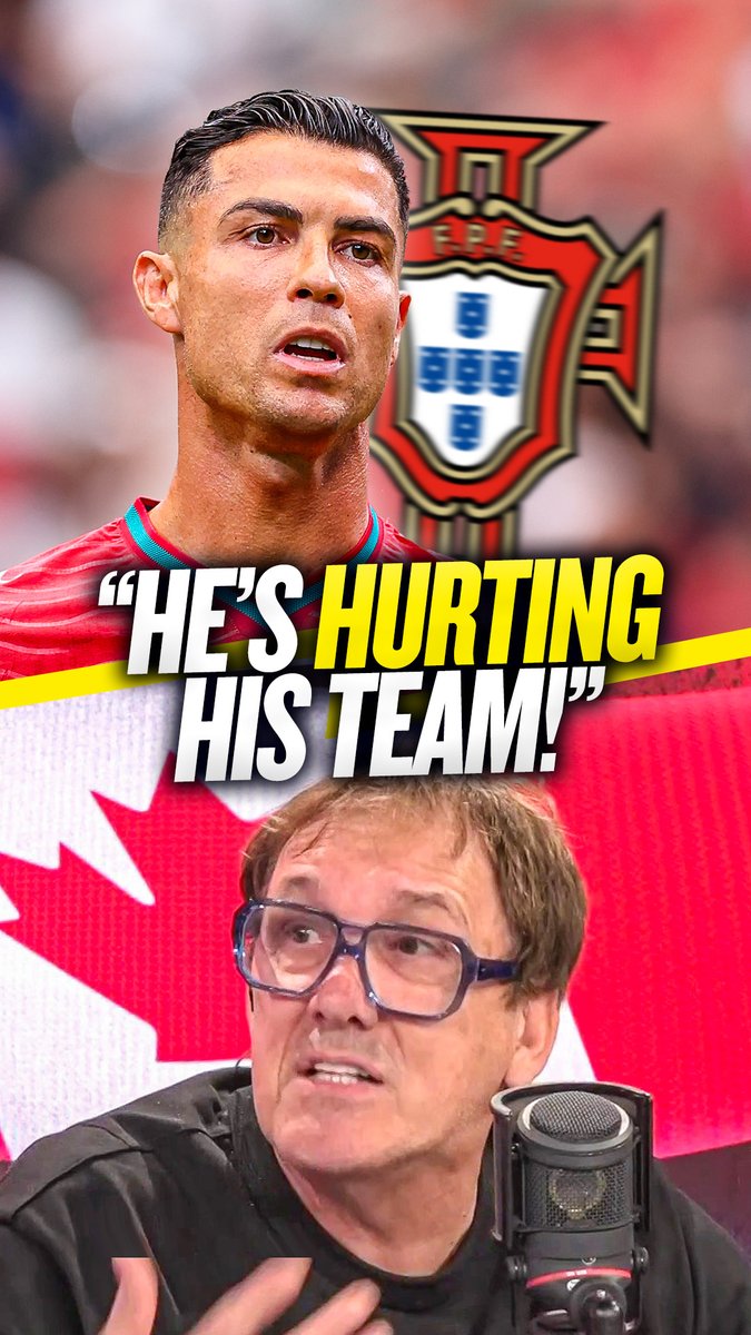 ❌ "Contributing nothing... you're hurting the team!" 😤 "You can't be allowed to get away with it!" Tony Cascarino insists Portugal have zero hope of winning the World Cup if they keep starting Cristiano Ronaldo! 👀