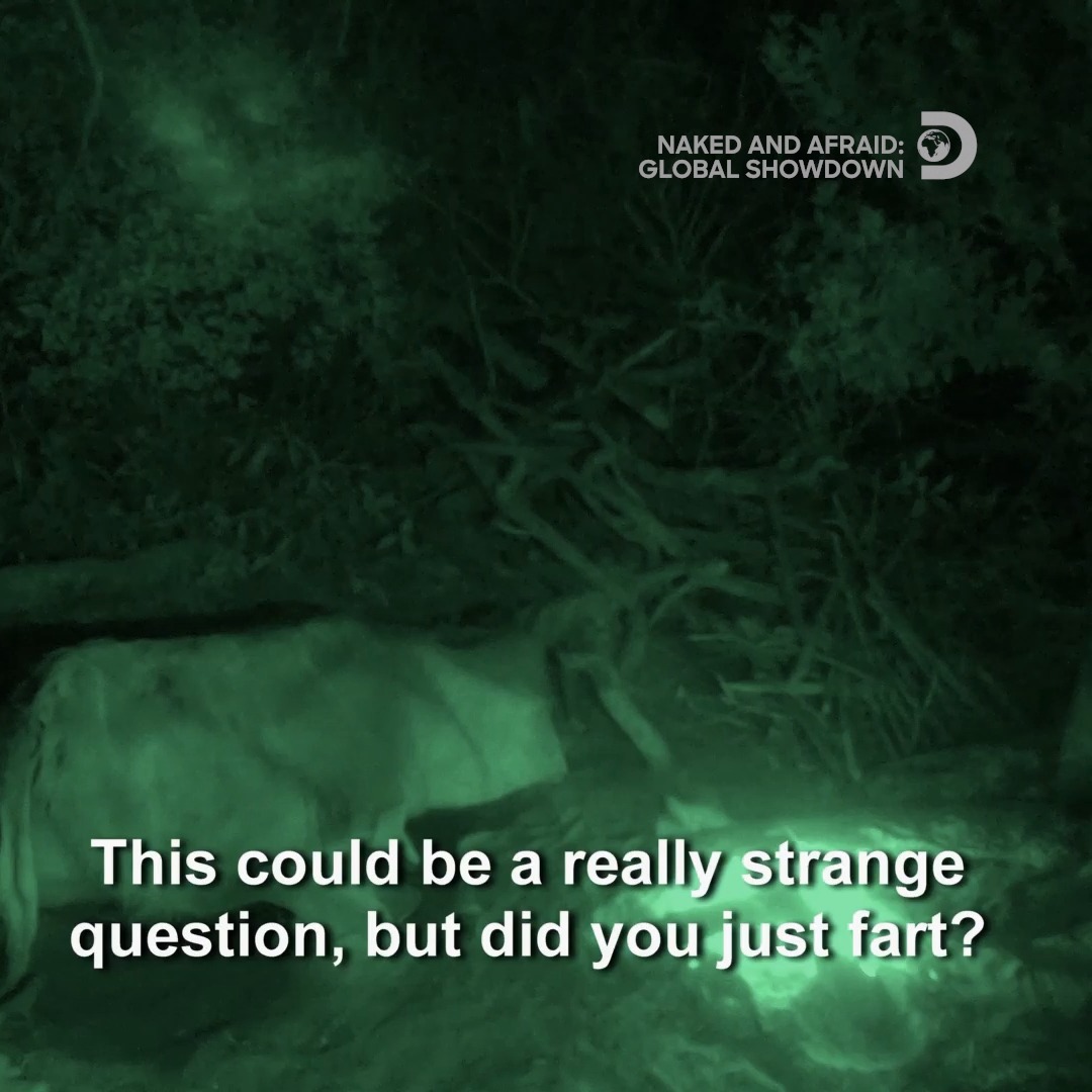 They have to get away from these hippos FAST 😣 Don't miss a new #NakedAndAfraid: Global Showdown, tonight at 8P on Discovery
