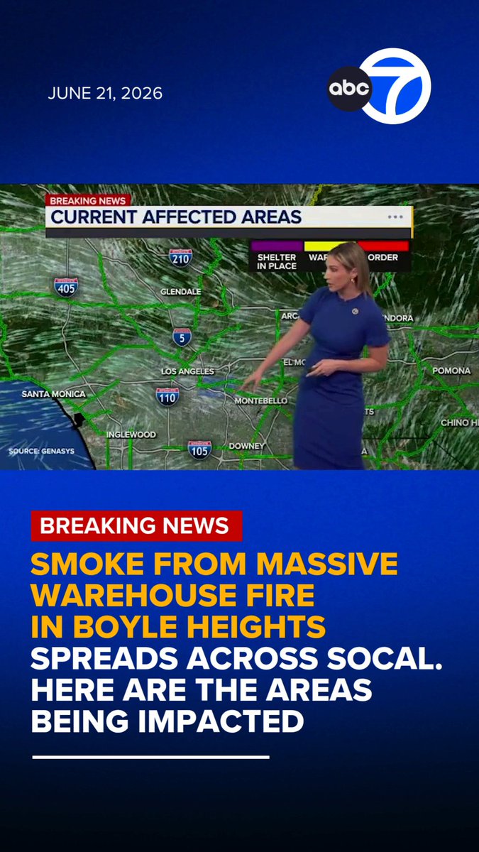 Woke up smelling smoke? The smoke from a massive warehouse fire in Boyle Heights continues to drift across Southern California. Here’s what you need to know.