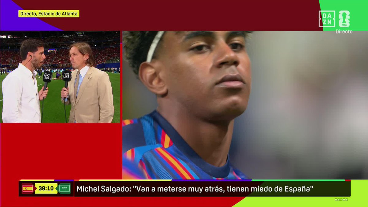 "Nuestra gente de velocidad ha llegado mermada y poco a poco se va a recuperar. Confianza total en España" 🇪🇸 Míchel Salgado no tiene dudas de esta selección #DAZNMundial #FIFAWorldCup 🔗