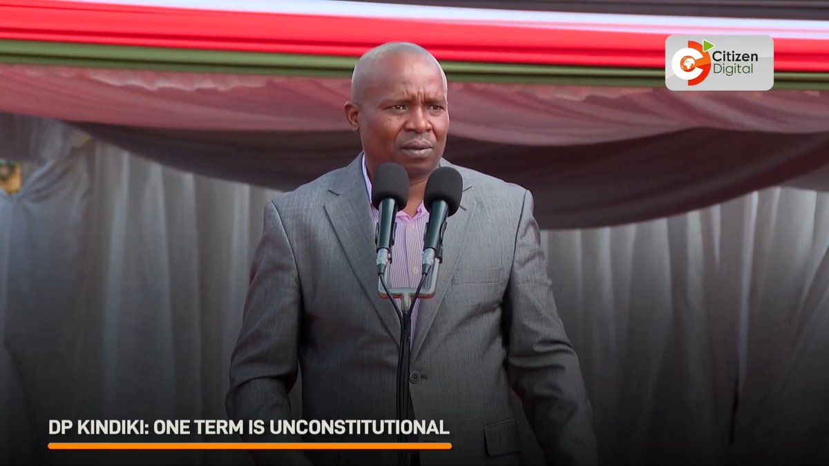 DP Kindiki: One term is unconstitutional