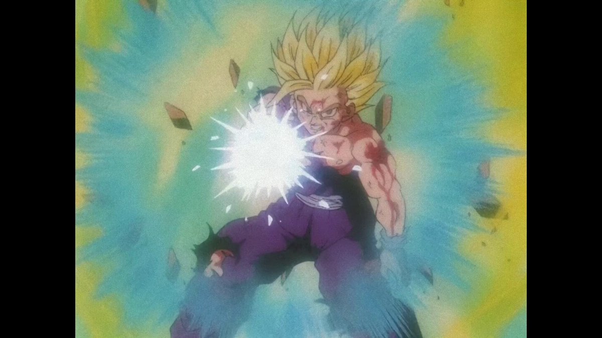 Gohan is beating himself up with guilt and Goku gives him comforting and motivating words. In this part of the story, The father passes the spirit down to the son and urges him to let go of ALL of his power, knowing he still had MORE inside of him. 😭😭😭😭 What an amazing show. #HappyFathersDay #FathersDay From DBZ #191 OBA CC 1080p