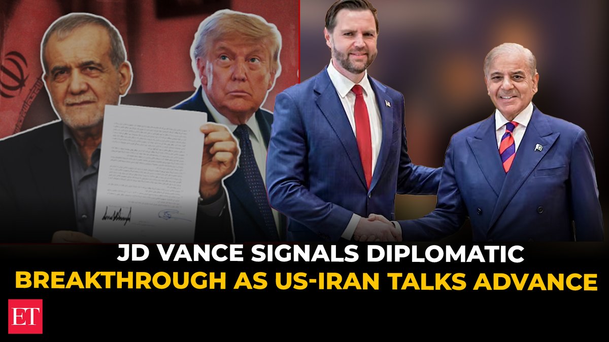 🌍🕊️ #US-#Iran war: #JDVance hails 'Great Progress' in talks, says #Trump committed to regional Peace 🤝⚡