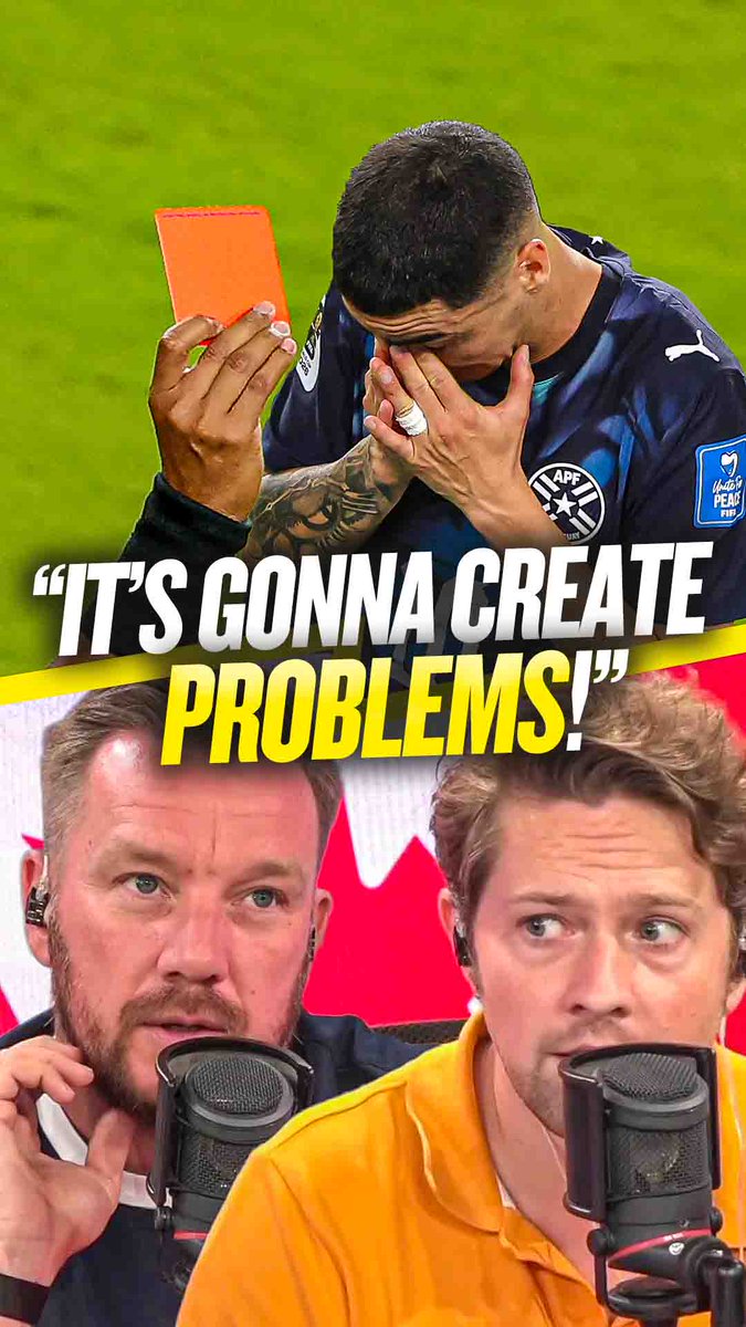 😬 "It seems like a draconian rule!" 👀 "It's gonna create problems in the future!" Jamie O'Hara and Rory Jennings react to Miguel Almiron's red card for covering his mouth.