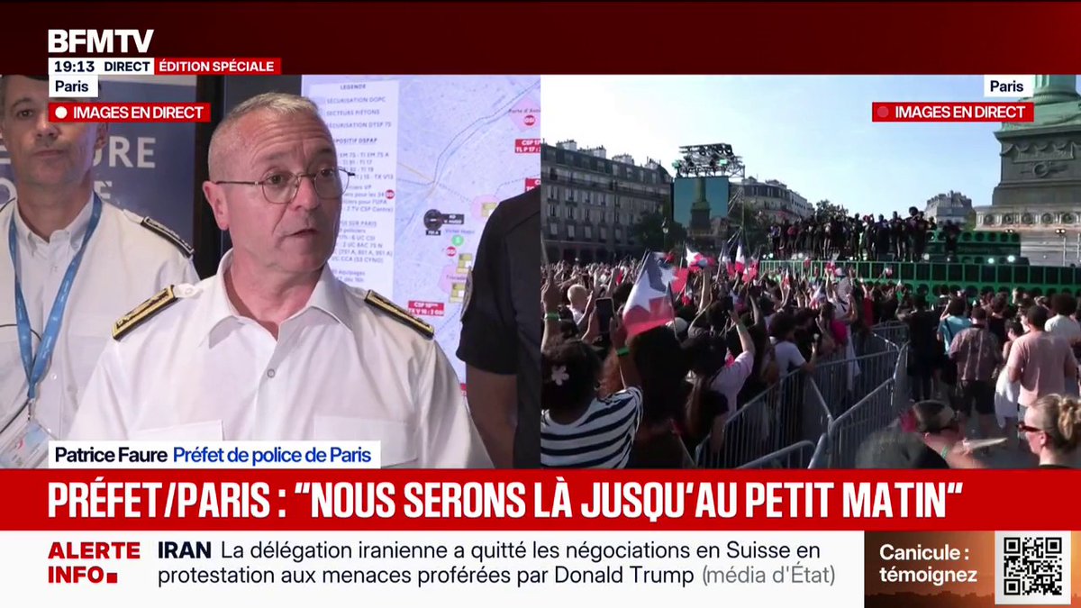 Canicule: "Il n'y a aucune raison d'interdire" la fête de la musique à Paris, explique le préfet de police