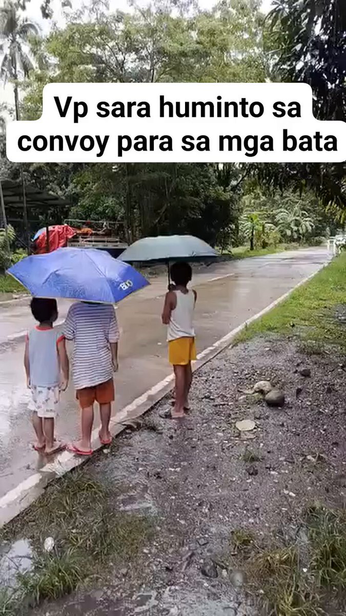VP Sara huminto sa convoy para sa mga bata 😍 Ctto