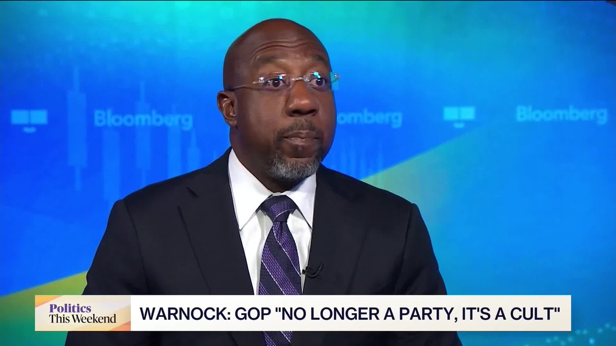 “The Republican Party is no longer a party, it’s a cult,” Senator Reverend Raphael Warnock (D-GA) tells David Gura, when asked about President Trump’s impact on the Republican Party. “I actually wish we had a party, some honest brokers with which to have some adult conversations about the way forward in our country.”
