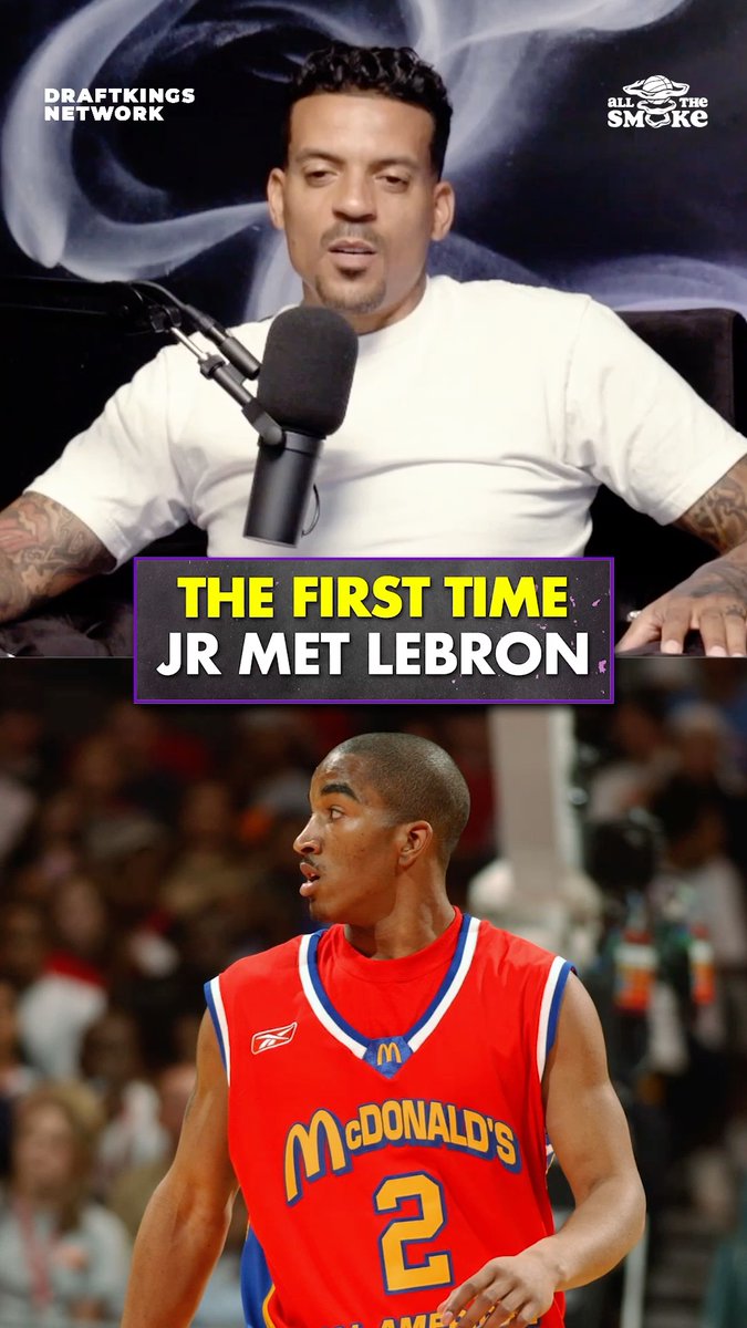 JR Smith won't ever forget the first time he met LeBron 👀 …then he saw him on the football field 🤣