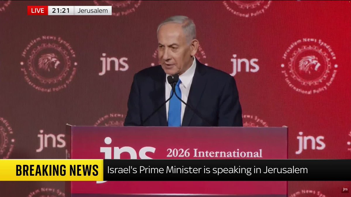 Speaking in Jerusalem, Israeli Prime Minister Benjamin Netanyahu says Iran has been prevented from "carrying out a plan to annihilate us". He adds: "We prevented that from happening. We removed an existential danger." Latest: 📺 Sky 501 and Virgin 602