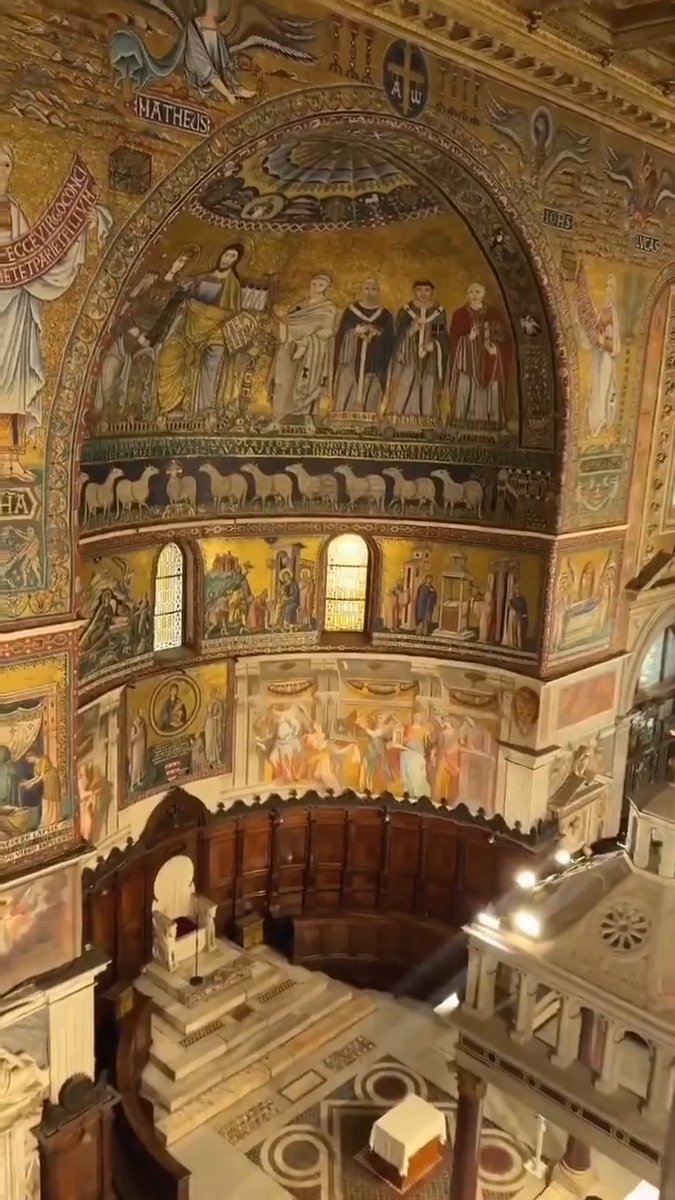 On Sundays, we post churches. Built in the 220s and rebuilt in the 1140s, Santa Maria in Trastevere is one of the oldest churches in Rome.