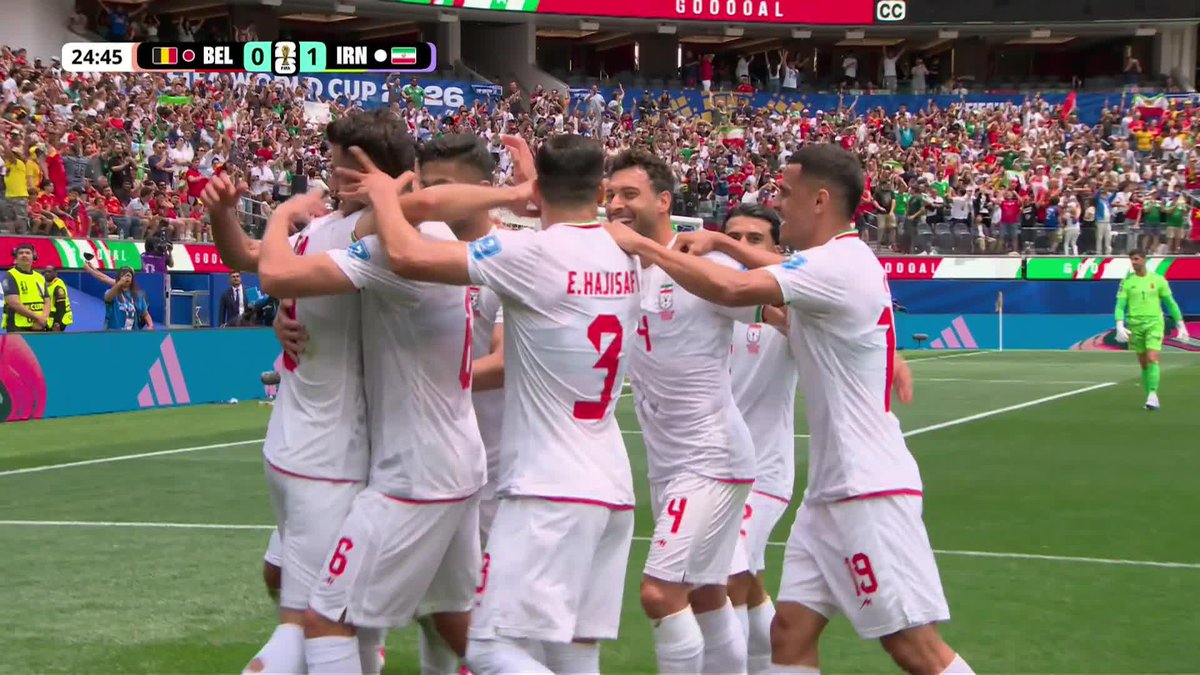 Iran catch Belgium with the PERFECT set piece, but it was JUST offside....thoughts? #FIFAWorldCup