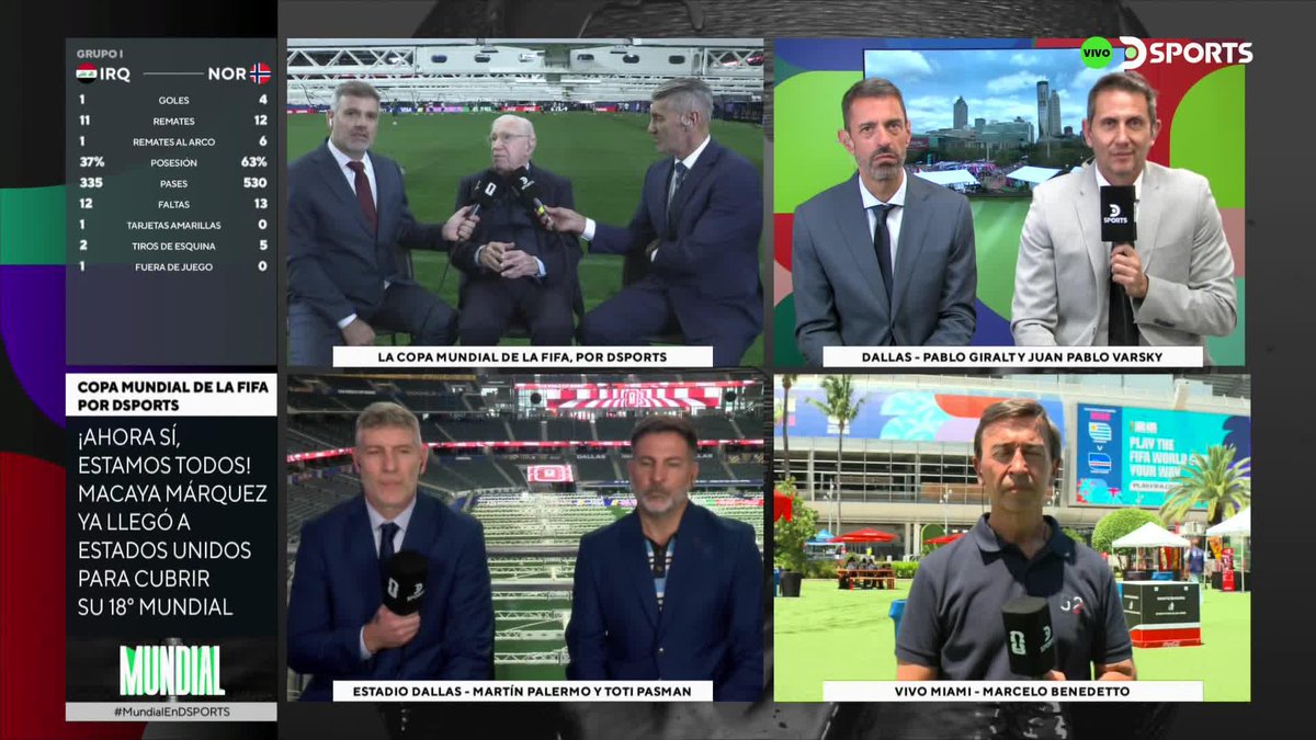 🥹🎙️“Enrique menciona a Di Stefano, Messi, Maradona y Pelé como lo mejor de la historia. Usted por lo que nos transmitió es la suma de los 4. Ahi no hay duda de quién es el más grande en el ejercicio de este oficio” - Juan Pablo Varsky a Macaya Márquez