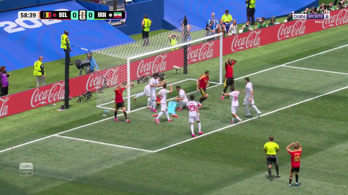 تصدٍ عالمي من علي رضا بيرانفاند يحرم بلجيكا من افتتاح التسجيل! 🚫⚽️ #كأس_العالم2026 | #مونديال2026 | #كأس_العالم #beINWC26 | #FIFAWorldCup2026 | #FIFAWorldCup
