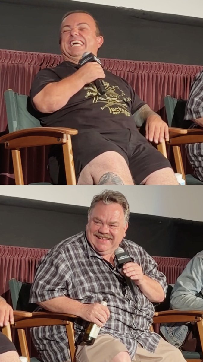 the secret sauce behind jackass? friendship. but a little brotherly beef goes a long way too. thanks again to the American Cinematheque for hosting us! jackass: best and last in theatres june 26.