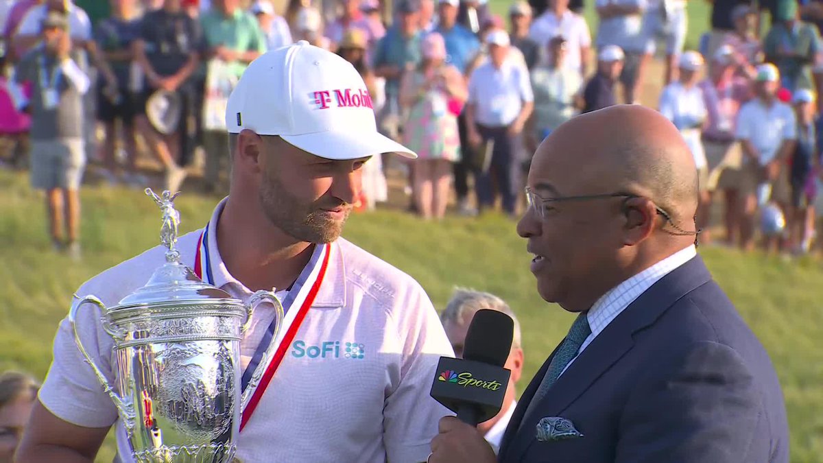 "Today is my day." A proud and emotional Wyndham Clark basks in his hard-earned triumph at Shinnecock Hills.