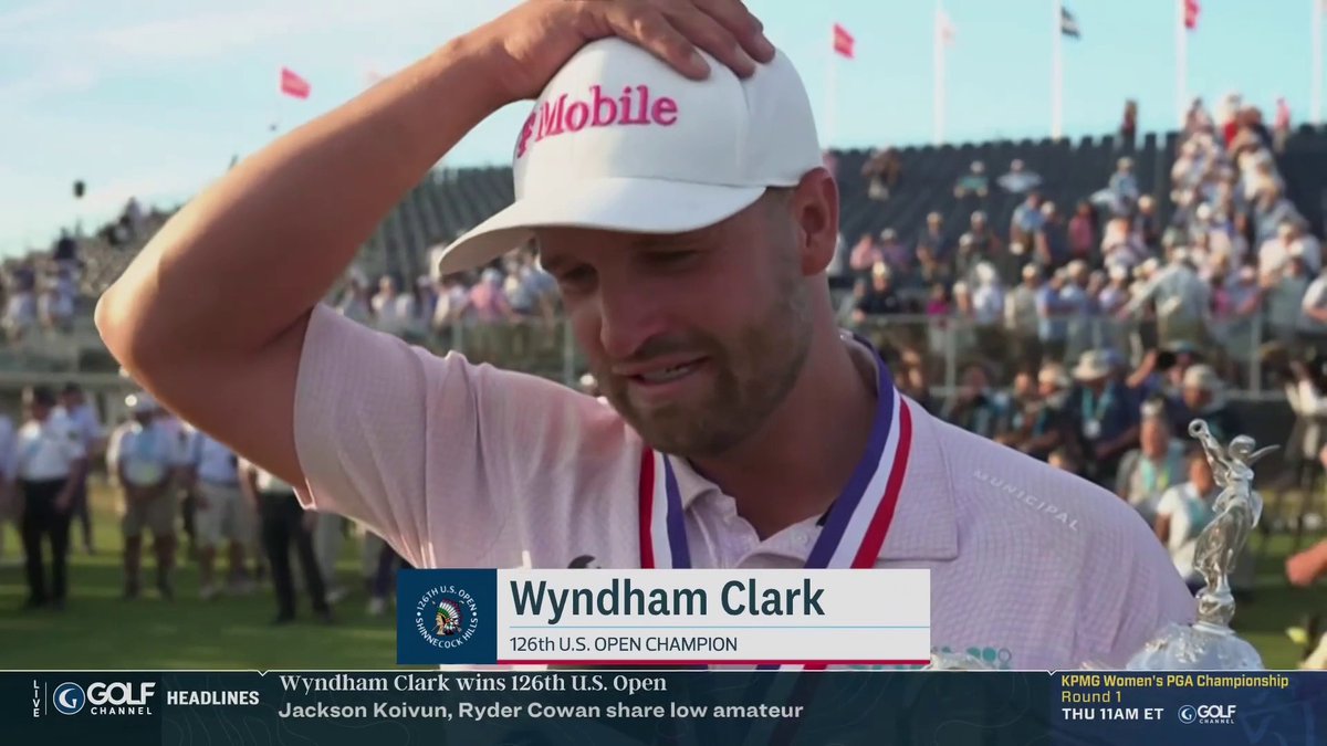 "What did you do with that energy that the crowd was throwing your way?" Wyndham explains what he was hearing from the crowd. Tune into Golf Channel now for the breakdown of the 126th U.S. Open.