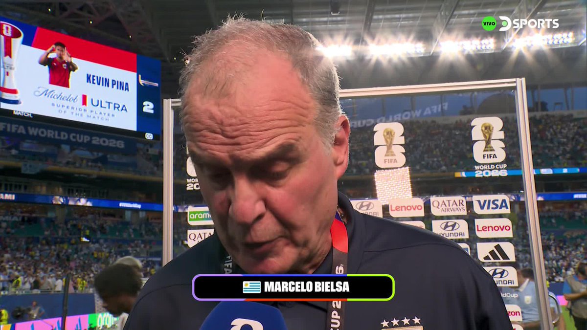 "LO CONVENIENTE HUBIERA SIDO MANTENER LA PRESIÓN SOBRE EL RIVAL" El análisis de Marcelo Bielsa tras el empate de Uruguay ante Cabo Verde. #MundialEnDSPORTS #FIFAWorldCup