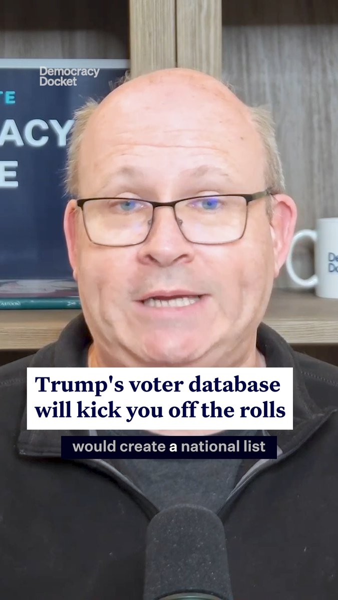 Trump wants to create a national database of every registered voter in the country. Then, he and the GOP want to decide who gets to stay on it. “It’s a way of essentially taking over the voter registration process,” Marc Elias says, “or, more precisely, taking over the results.”