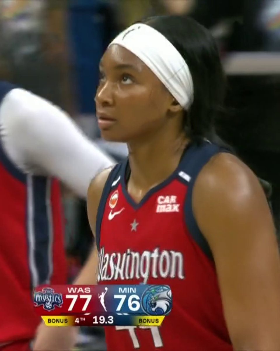Kiki Iriafen was CLUTCH to help the Mystics beat the Lynx 🔥