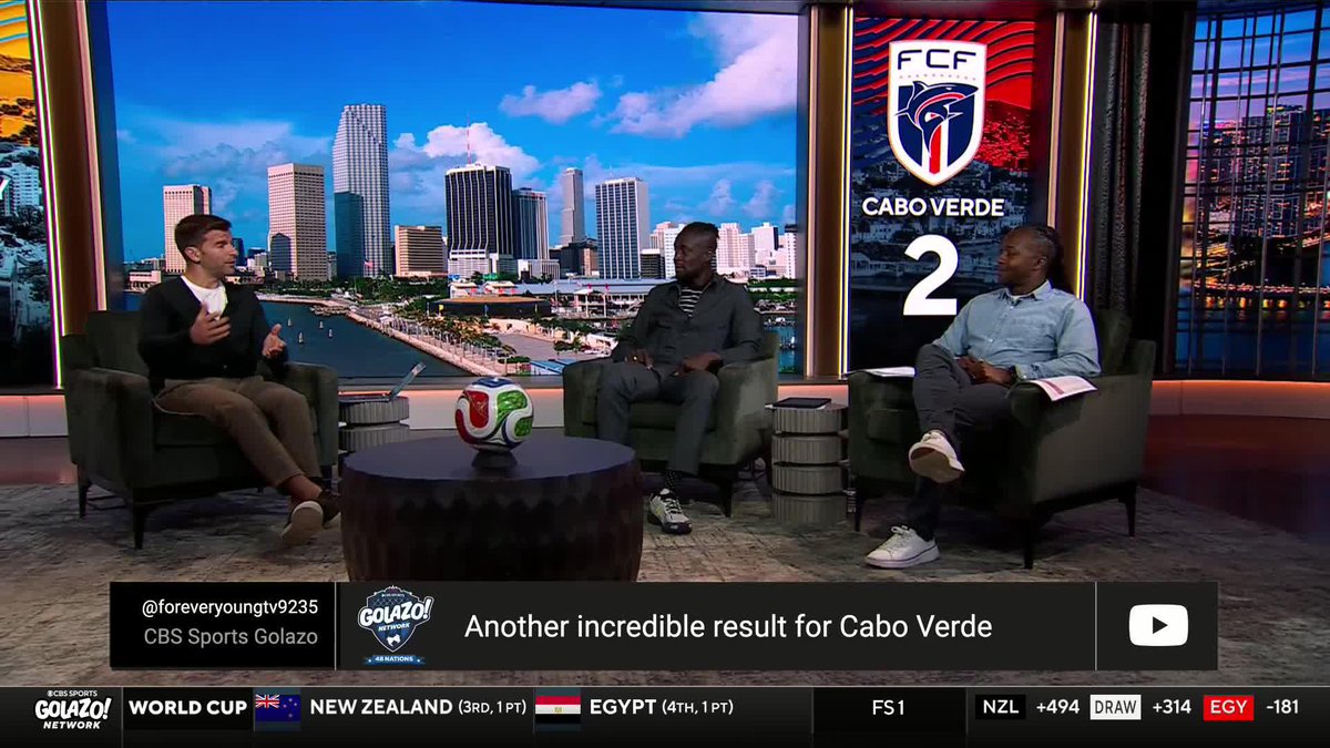 "Now they believe, they really believe in themselves." KEI KAMARA on Cabo Verde's mentality after securing points against former World Cup winners Uruguay 🇨🇻