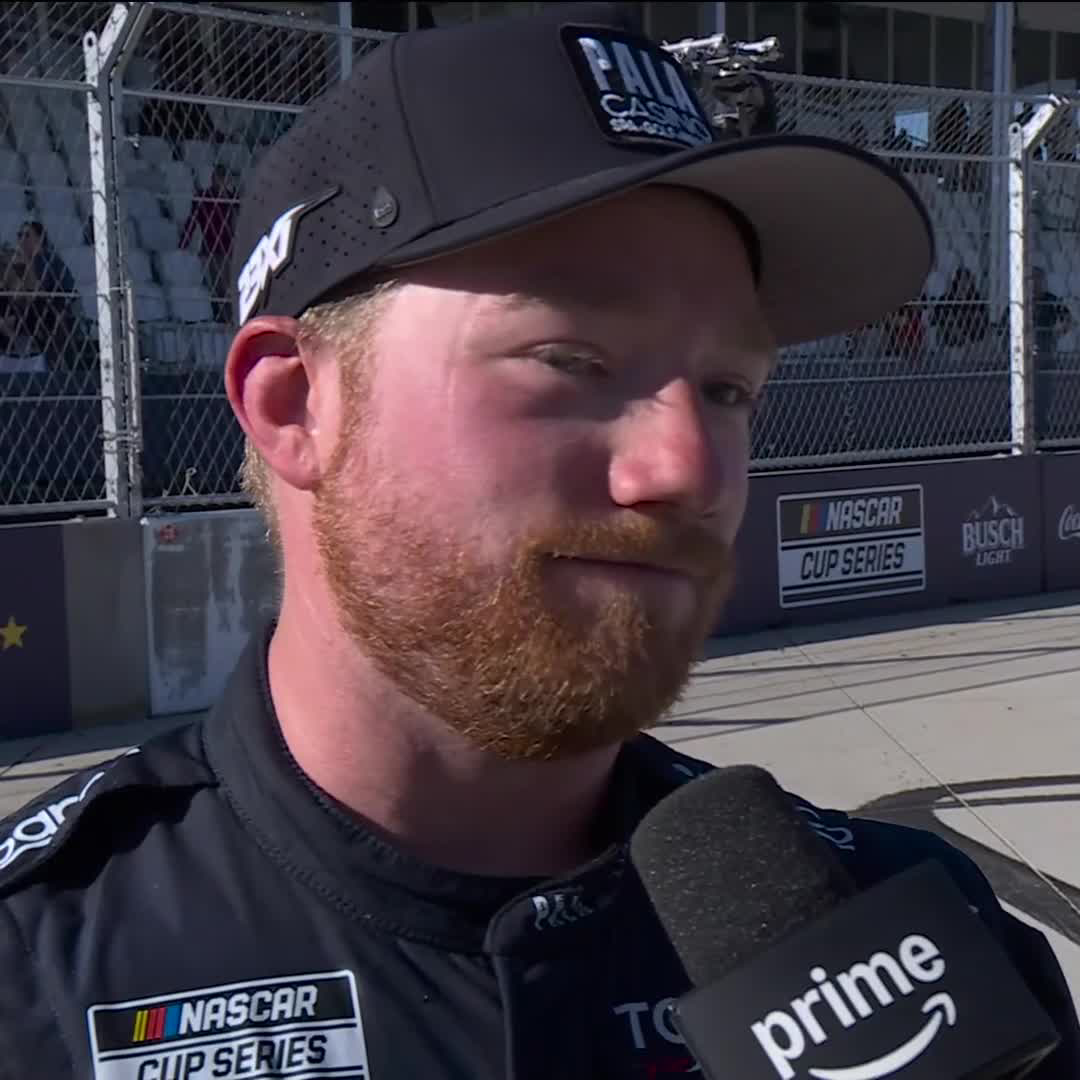 He left everything on the track in those final laps.
