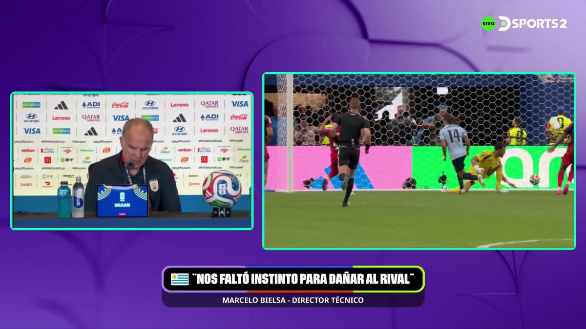 "DE ARRASCAETA Y ARAÚJO NO TIENEN CHANCES DE JUGAR CONTRA ESPAÑA" Marcelo Bielsa en conferencia de prensa