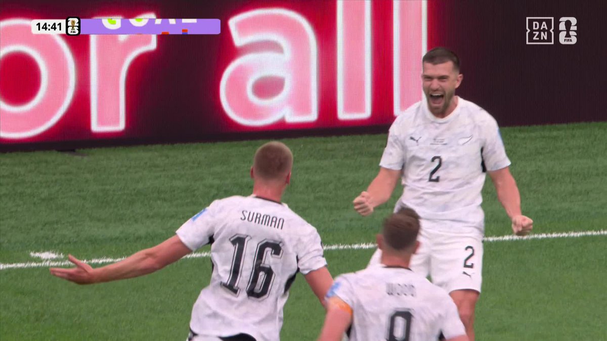 高い打点からズドン💥 🇳🇿サーマンがCKを叩き込んだ! ニュージーランドが先制✅ 🏆️#FIFAワールドカップ グループG 🆚ニュージーランド×エジプト 📱#DAZN ライブ配信中 #本気で楽しむならDAZN アクエリアス