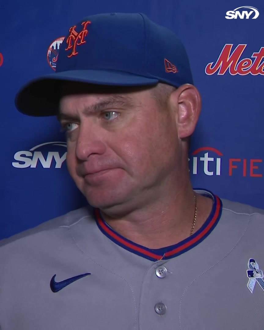 "We have no choice, we've got to find a way. It's on us to continue figure this thing out, try to help these guys. There's no other way to look around it. Those are the guys that we're counting on, and we need to help them." - Carlos Mendoza on the Mets' pitching staff